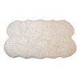 thumbnail image 1 of Gouchee Home Edinburgh Premium Plush Faux Fur Large Fluffy Area Rug, White 3' 5" x 5’ 9", 1 of 2