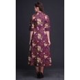 thumbnail image 3 of Bimba Robe Chemise Décontractée à Imprimé Floral pour Femme, Robe Évasée Mi-Mollet de Fête - X-Grand, 3 of 5