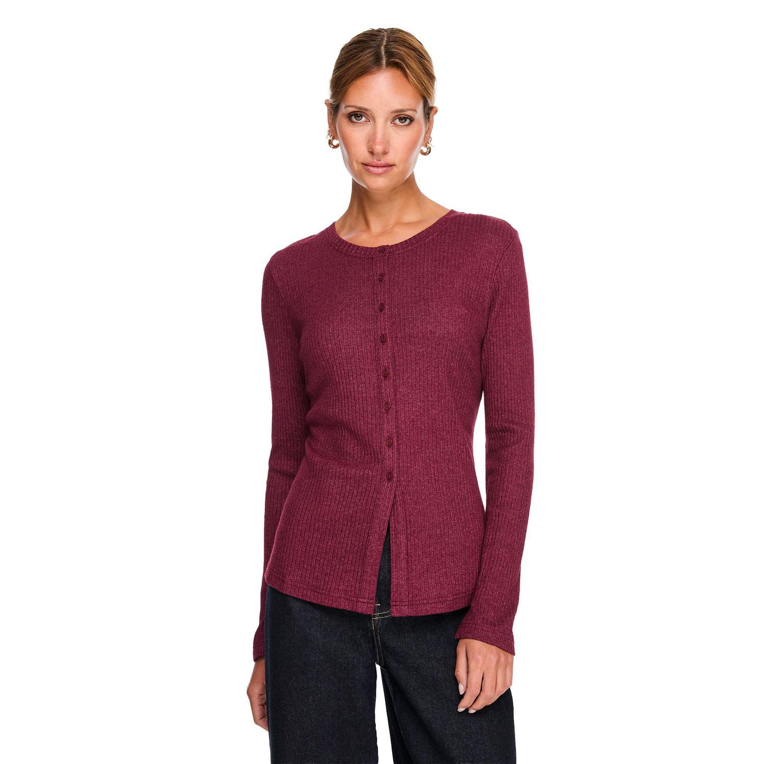 Cardigan côtelé George pour femmes
