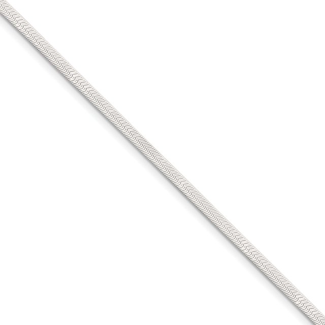 Bracelet Chaîne Chevrons Magiques en Argent Sterling 925 de 3 mm