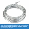 thumbnail image 4 of 20pcs 316 Stainless Steel Protector Sleeve, 5/32" Cable Railing Hardware Kit, 4 of 6