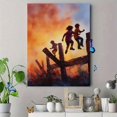 thumbnail image 4 of Qisvanset Old English Sheepdog Canvas Print 12x16 Inch Hallway Decor, 4 of 8
