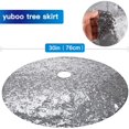 thumbnail image 2 of MesaSe Sequined Christmas Tree Skirt  24-Inch Sequined Double-Layer Tree Cushion Christmas Tree Decoration  Double-Layer  Easy-To-Wear Christmas Tree Skirt, 2 of 5