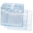 thumbnail image 2 of 100 Pcs Porte-Badges Horizontaux en Plastique Transparent pour Nom et Carte d'Identité, 2 of 4