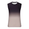 thumbnail image 5 of DPTALR Débardeur Sans Manches Dégradé pour Hommes Imprimé Non Positionné Col Rond T-shirt Sans Manches Décontracté Sport, 5 of 5