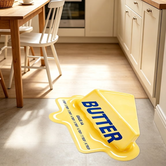 Liquidation! Tapis Butters Paillasson Illusions d'Optique Antidérapant Absorbant Tapis de Cuisine Tapis de Sol Amusant pour Pâtisserie Salon Entrée Cadeau de Noël Amusant