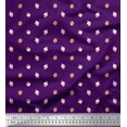 thumbnail image 1 of Soimoi Purple Modal Satin Fabric Oaknut Fruits Fabric Prints By Yard 42 Inch Wide, 1 of 3