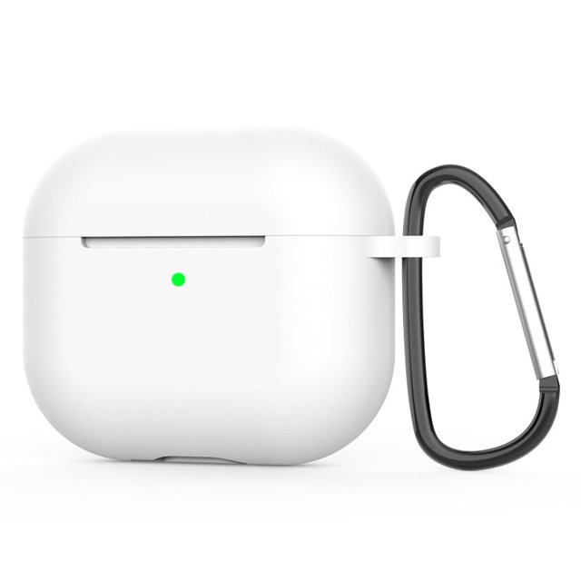 PANDACO White Soft Case for AirPods Charging Case (4th Gen)