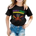 thumbnail image 1 of T-shirts à Col en V Filles T-Shirt à Manches Longues pour Enfants T-Shirt Décontracté Imprimé à Col Rond à Manches Courtes pour Filles T-Shirt Chemise Décontractée, 1 of 5