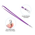 thumbnail image 3 of Unique Bargains Polyester Flat Strap Neck Lanyards with Clip Swivel Hook Purple 20 Pack, 3 of 5