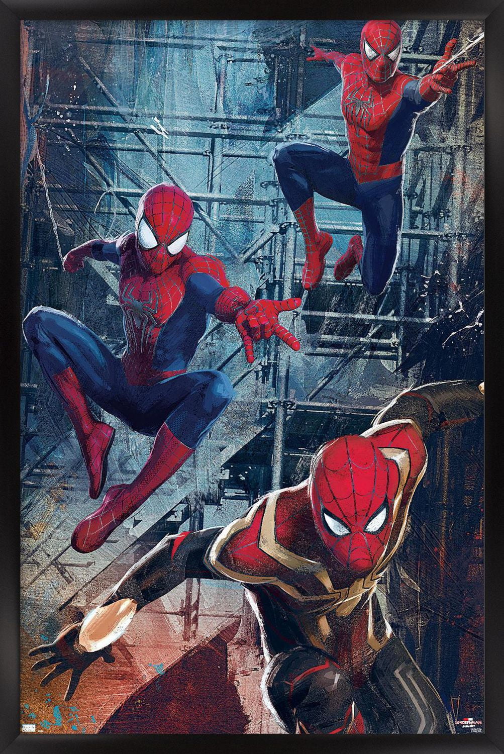 Marvel Spider-Man: No Way Home - Trio Wall Poster, 22.375" x 34"