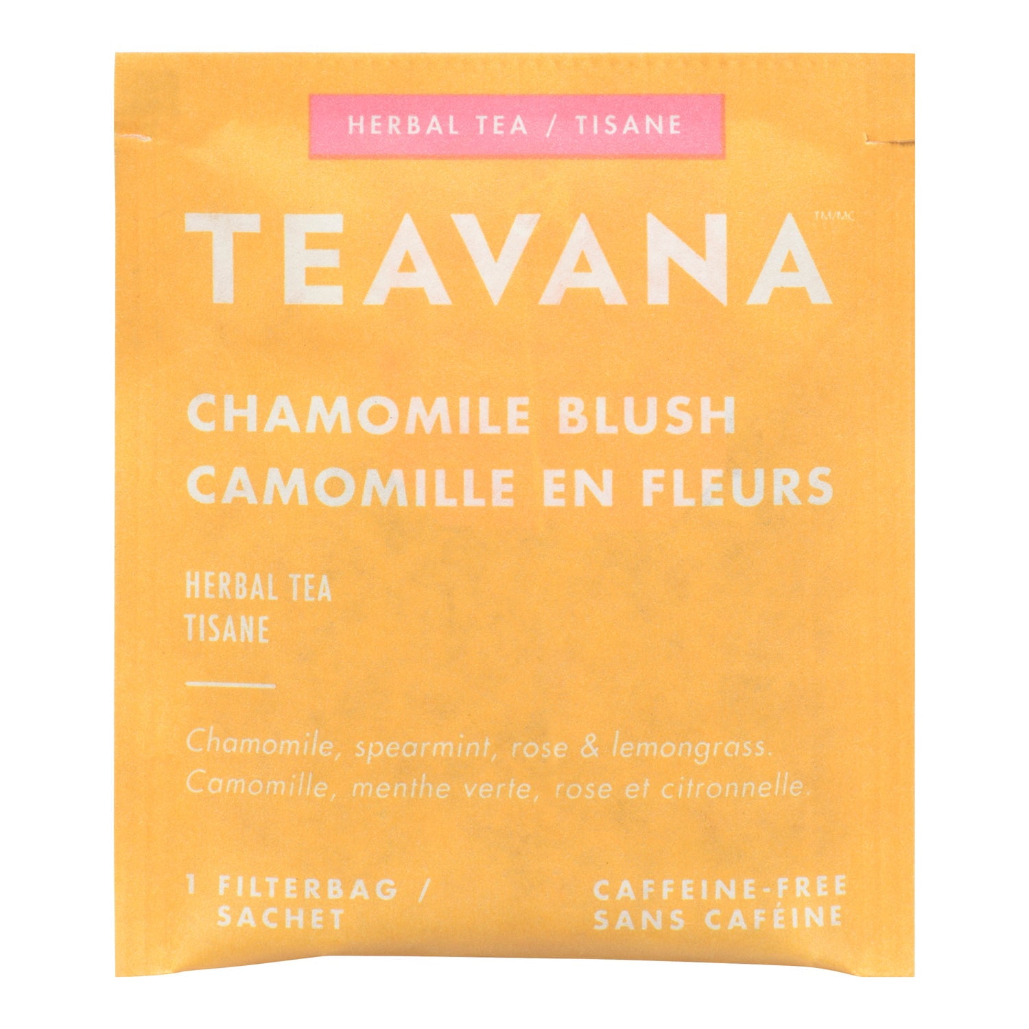 Teavana Chamomile Rose Tea Bags, 24 Count | 6UN/Unit, 1 Unit/Case