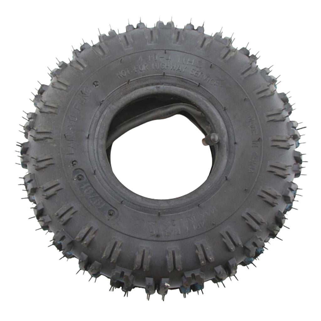 Almencla 4. 4 /3.50-4 Tires & Inner Tubes Set for Blower Mowers Hand Truck Wheelbarrow