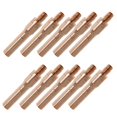thumbnail image 2 of HILABEE 10 Pieces Red Copper Gas Shielded Weld Welding Welder Contact Nozzle 1.0mm, 2 of 9