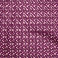 thumbnail image 1 of oneOone Coton Flex Foncé Magenta Tissu Asiatique Rétro Floral Robe Tissu Tissu Imprimé par la Cour 40 Pouces de Large, 1 of 4