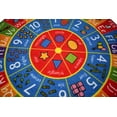 thumbnail image 3 of KC Cubs Playtime Collection ABC Alphabet, Numbers and Shapes Educational Learning & Game Round Circle Area Rug Carpet for Kids and Children Bedrooms and Playroom, 3 of 5
