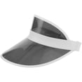 thumbnail image 1 of Lot de 1 Chapeau Visière en Plastique pour Femmes à Grand Bord Protection Solaire Plage Piscine Randonnée, 1 of 8