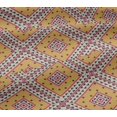 thumbnail image 5 of oneOone Viscose Jersey Fabric Diamond|Triangle & Check Geometric Print Fabric By The Yard 60 Inches Wide, 5 of 5