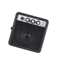 thumbnail image 2 of Mini Guitar Amplifier 5W Speaker with 3.5mm & 6.35mm Inputs 1/4 Inch Output Volume Tone Adjustment Overdrive Portable Lightweight for Indoor and Outdoor Use, 2 of 7
