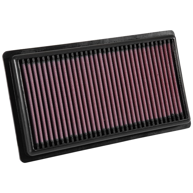 K & N Filters Air Filter 33-3080 Washable; Red; Cotton Gauze; Panel; Refer To Manufacturer s Guide For All Application Details