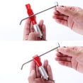 thumbnail image 1 of Maoww 100Pcs Hook Stop Lock Safety Lockout Padlock Anti-Theft Lock Black 5 mm, 1 of 9