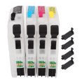 thumbnail image 1 of Ink , No Leakage Printer Refill Box PP Material 4 Colors Permanent Chip With Snaps For Printing Photo Document LC123,LC223,LC133,LC233,LC203, 1 of 8