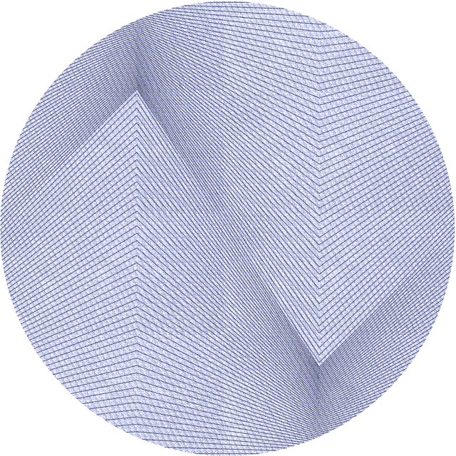 Ahgly Company Tapis Rond Lavable en Machine Intérieur Transitionnel Bleu Lavande, 4 Pieds Rond