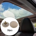 thumbnail image 4 of 30x Headliner Repair Button, Auto Rivets Retainer, Roof Repair Buckle for airplane ,Motorcycles, Buses Trains All Cars Beige, 4 of 5
