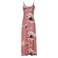 thumbnail image 4 of zanvin Robes d'Invitée de Mariage pour Femmes, Robe Longue d'Été Décontractée pour Femmes à Imprimé Floral, Amincissante, à Bretelles, pour Fête, 4 of 5