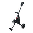 thumbnail image 3 of Lipstore Golf Pull Push Cart Foldable Outdoor Golf Bag Pull Cart Portable Multifunctional Black, 3 of 8