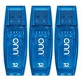 thumbnail image 2 of ONN USB 2.0 B410 3PK 32GB, 2 of 2