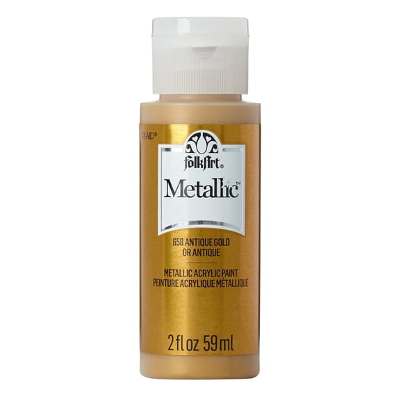 Folkart Métallique peinture acrylique or antique, 59 ml