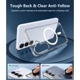 thumbnail image 5 of KOMI for Samsung Galaxy S25-Plus Case: Military Grade Drop Protection Anti Yellowing Cell Phone Cover - Rugged Shockproof Protective Bumper Transparent Cases Clear Magnetic, 5 of 5