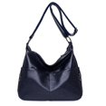 thumbnail image 1 of LinYooLi Soft PU Leather Large Capacity Women Shoulder Bag Solid Color Elegant Messenger Bag Female Simple Wild Style Handbags Sac, 1 of 6
