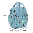 thumbnail image 3 of Frozen Elsa, Anna, And Olaf All-Over Print 16” Toddler Backpack For Preschool, Daycare, And Travel, 3 of 7