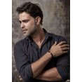 thumbnail image 3 of Mystigrey Jordan Stainless Steel Mesh Open Bangle Black for Men, 3 of 3