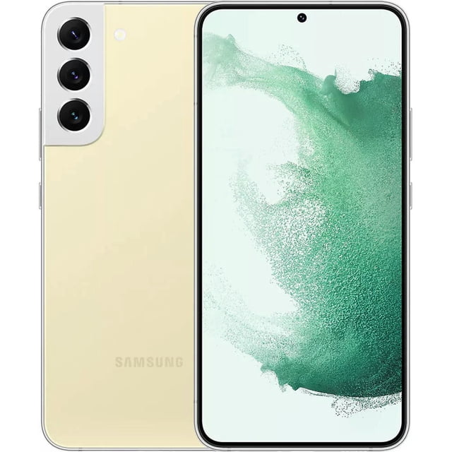 Refurbished Samsung Galaxy S22 5G - 128GB – Cream – 50MP Triple Rear & 10MP Front Camera - Fully Unlocked Smartphone - Fair Condition