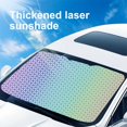 thumbnail image 4 of Meitianfacai Foldable Car Sun Shades for Windshield, Double-sided Aluminum Foil Sun Shade, Sun Blocker Car Window Shades from UV Rays, Suitable Fit All Auto,55x27'', 4 of 9