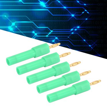 Fiche de Commutation Banane, Convertisseur de Fiche Banane, 5 Pcs Fiches Banane à Vis 4 mm 2 mm vers 4 mm Convertir Fiche Banane Connecteur de Haut-Parleur Banane