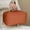 Brown-KH, variant on Leather Cosmetic Storage Bag Large Capacity Pillow Cosmetic Bag Travel Portable Women's Wash Bag