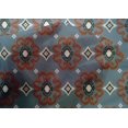 thumbnail image 4 of oneOone Cotton Silk Fabric Diamond & Swirl Ikat Decor Fabric Printed BTY 42 Inch Wide, 4 of 4