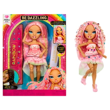 Rainbow High Be Dazzling Fashion Dolls -- Adeline Rose (Pink) with Bedazzler Tool and Sparkle Gems