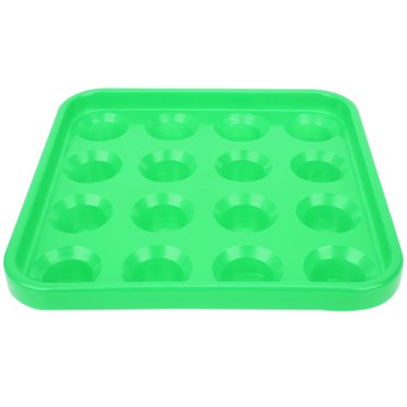Domqga Plateau pour Balles de Snooker, Plateau pour Balles de Billard, Plateau de Rangement pour Balles de Snooker de Piscine à 16 Trous, Accessoires et Fournitures de Billard