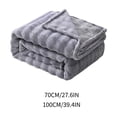 thumbnail image 3 of Oefntac Blanket Solid Colour Flannel Rabbits Hair Blanket Nap Cover Blanket Heavy Sofa Blanket Velvet Blanket, 3 of 8