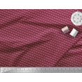 thumbnail image 2 of Soimoi Red Rayon Fabric Triangle Geometric Printed Craft Fabric by the Yard 56 Inch Wide, 2 of 3