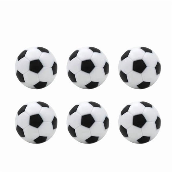 Siruishop 6x6 Pcs Mini Ballons de Soccer de Table Fans Festival Intérieur Petits Ballons de Soccer de Table 36mm 6 Pcs