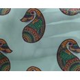 thumbnail image 4 of oneOone Georgette Viscose Fabric Paisley Block Print Sewing Fabric BTY 42 Inch Wide, 4 of 4