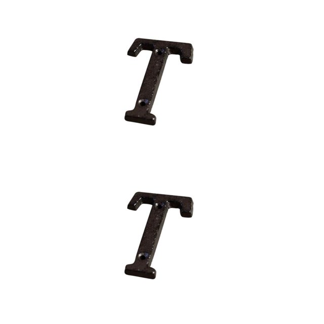 relayinert House Sign With Retro 3D Wide Range Of Uses And Durable Weather-resistant Metal House Numbers Retro 3D Sign T 2Set