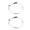 thumbnail image 3 of TISHITA 2 Pcs Anneau pour Nez et Lèvre Tragus Perçage d'Oreille Acier Inoxydable s 10 mm, 3 of 8