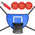 thumbnail image 4 of jinwen Basketball Hoop for Trampoline Basketball Rack with Connection Ropes for, 4 of 9